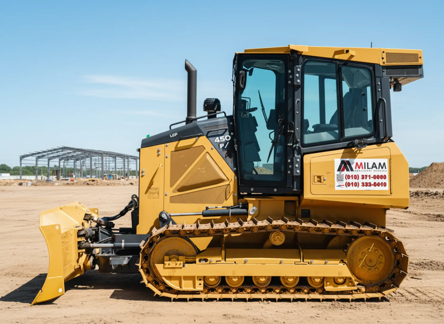 John Deere 450K LGP test
